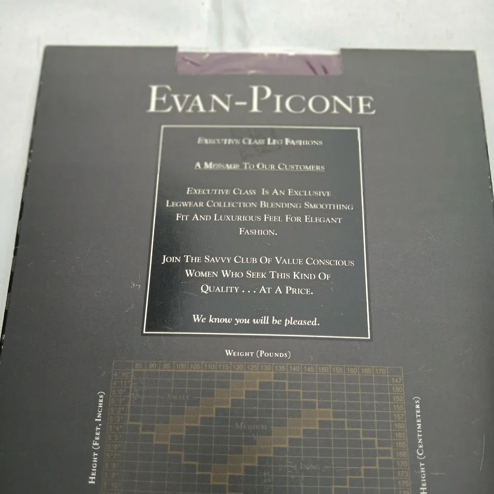 Evan Picone 3 Pair‎ Lot Opaque Pantyhose Medium Aubergine Wine Satiny NWT